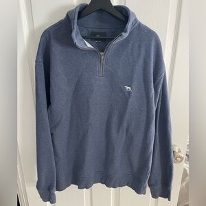 Rodd & Gunn Dark Blue Zip-Up Sweater XL